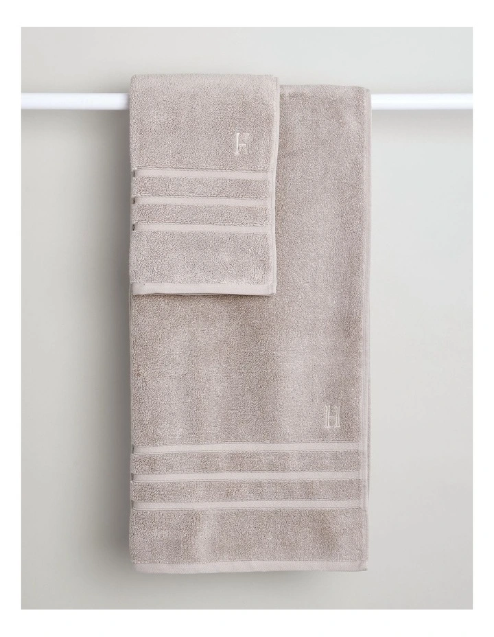 Super Plush Cotton Towels in Silver image 3