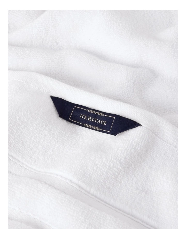 Super Plush Cotton Towels in White image 5