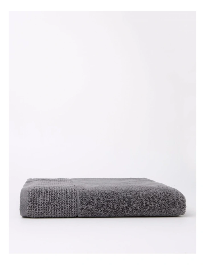 Vue Clara Quick Dry Bath Towel in Charcoal | MYER
