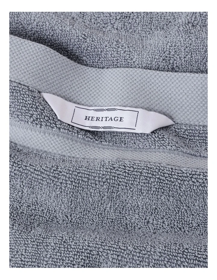 Luxury Egyptian 3pk Face Washer in Mid Blue image 4