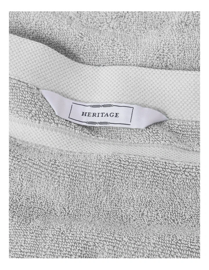 Luxury Egyptian 3pk Face Washer in Light Grey image 4