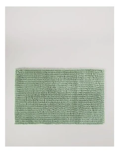 Hampton Super Soft Microfibre Bath Mat in Green