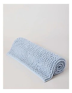Hampton Super Soft Microfibre Bath Mat in Blue