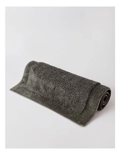 Sylvia Bath Mat in Charcoal