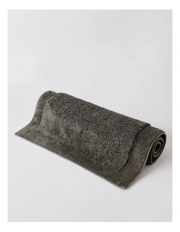 Sylvia Bath Mat in Charcoal