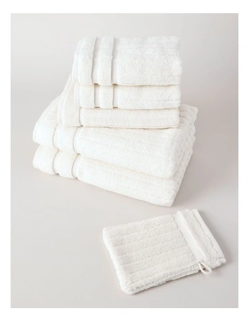 Essentials Ribbed Spa Pack in Cream