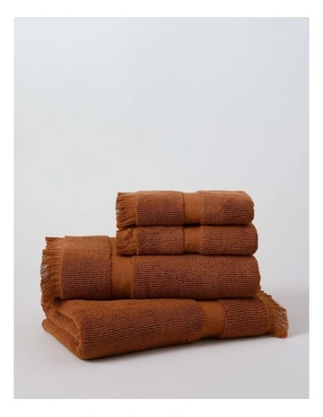 Australian House & Garden Blakely Turkish Fringe 4pk Retreat Pack in Rust