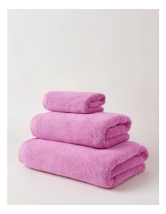 Super Soft Towel Range in Magenta