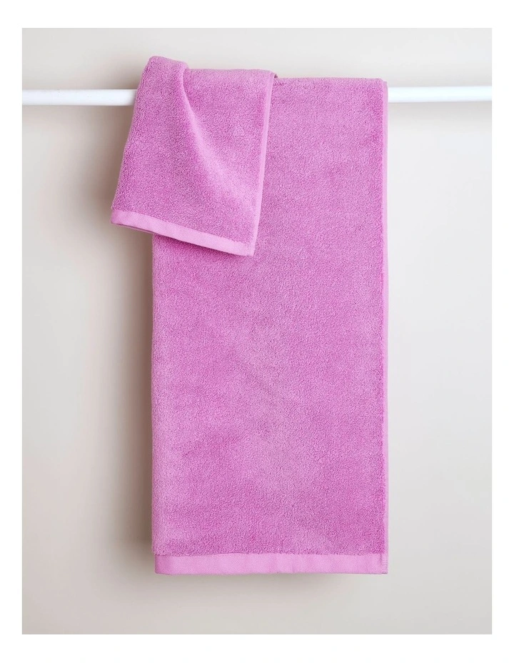 Super Soft Towel Range in Magenta image 4