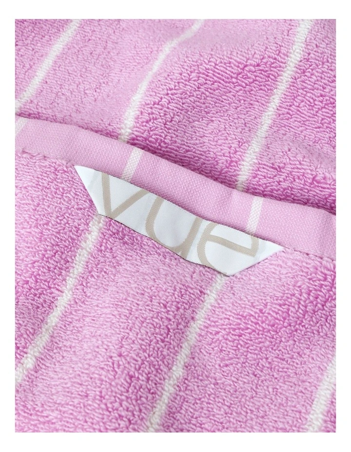 Pinstripe Towel Range in Candy image 5