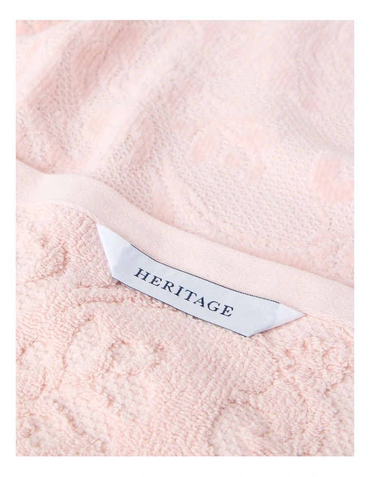 Margot Jacquard Towel Set in Pink image 5