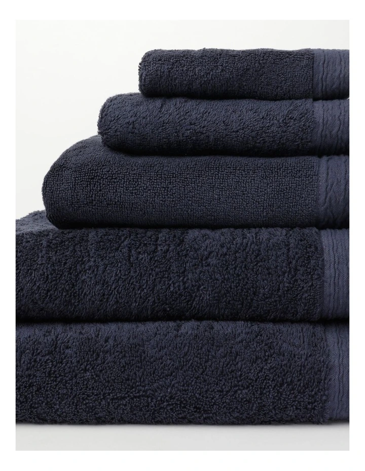 Organic Towel Range Indigo image 2