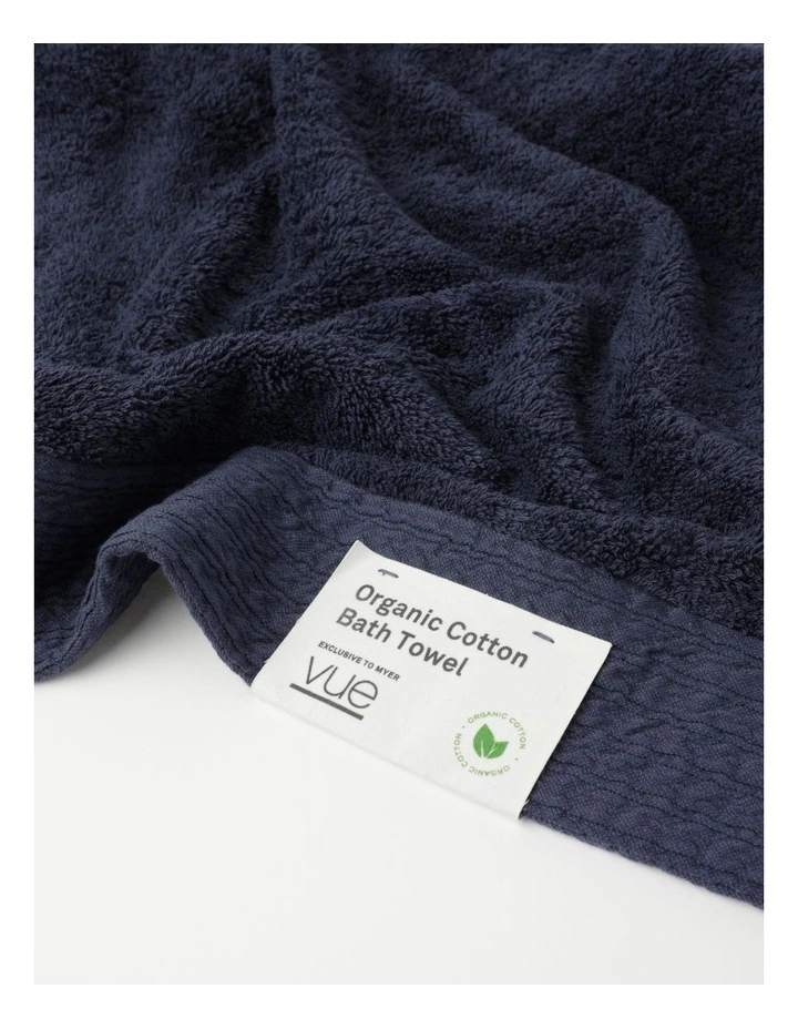 Organic Towel Range Indigo image 4