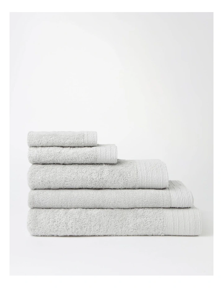 Organic Towel Range in Lunar Rock image 1