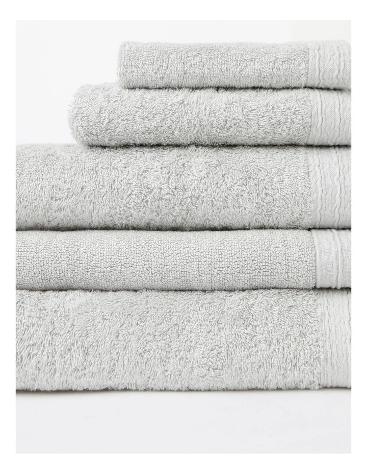 Organic Towel Range in Lunar Rock image 2