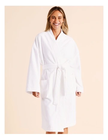 Ellis Bathrobe in White