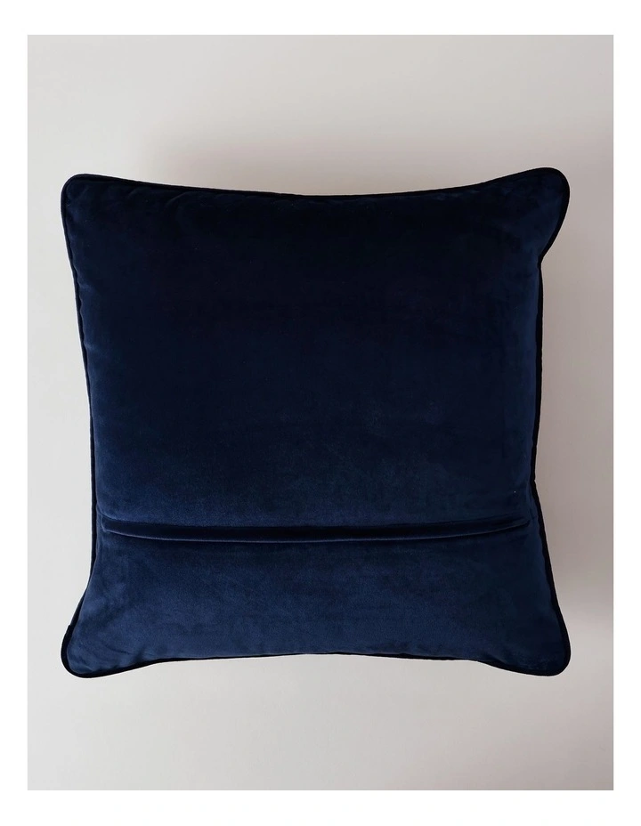 Grecian Key Cushion in Navy image 4