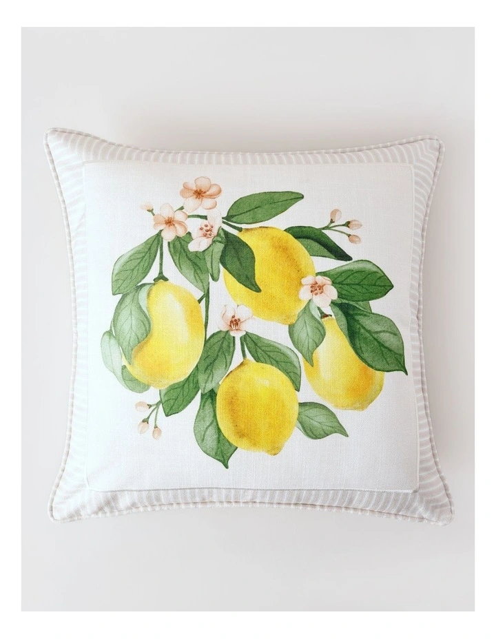 Lemon Cushion in Natural image 1