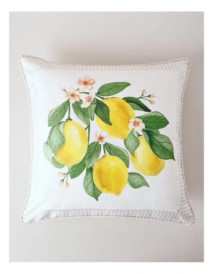 Lemon Cushion in Natural image 1