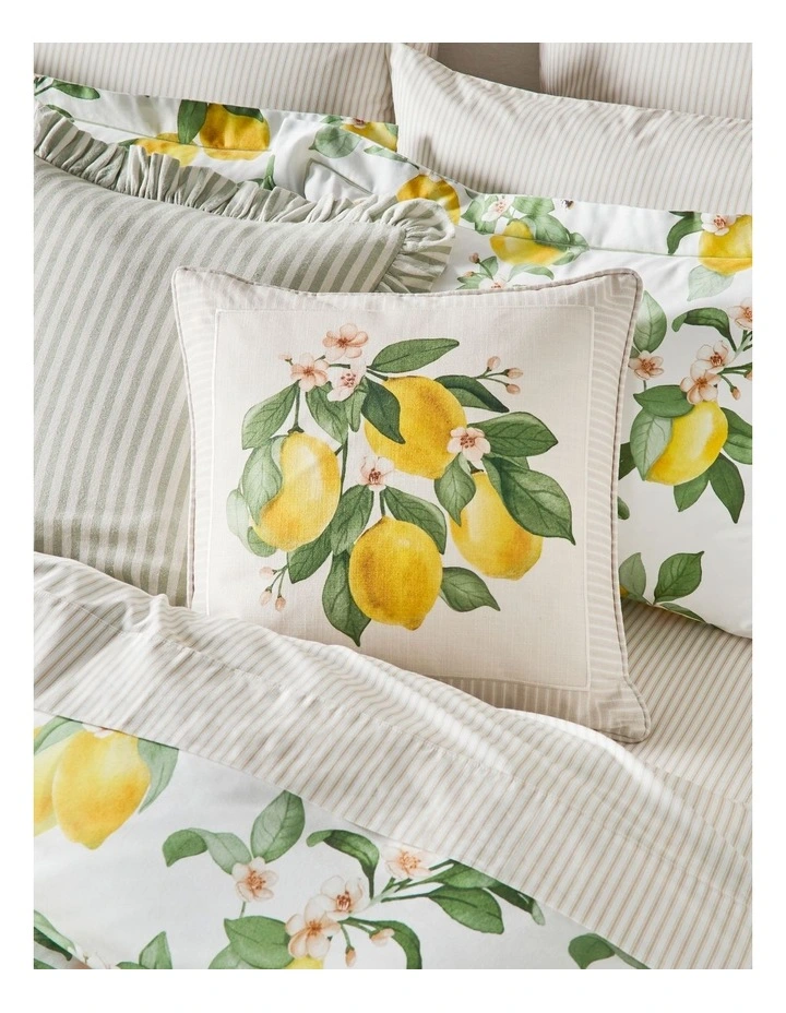 Lemon Cushion in Natural image 2