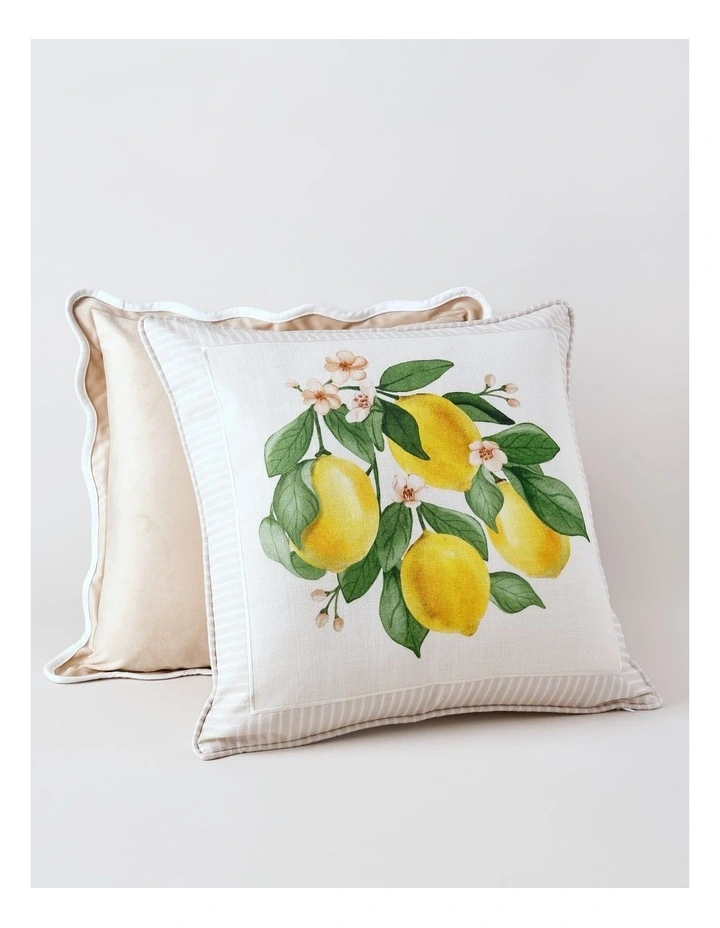 Lemon Cushion in Natural image 3