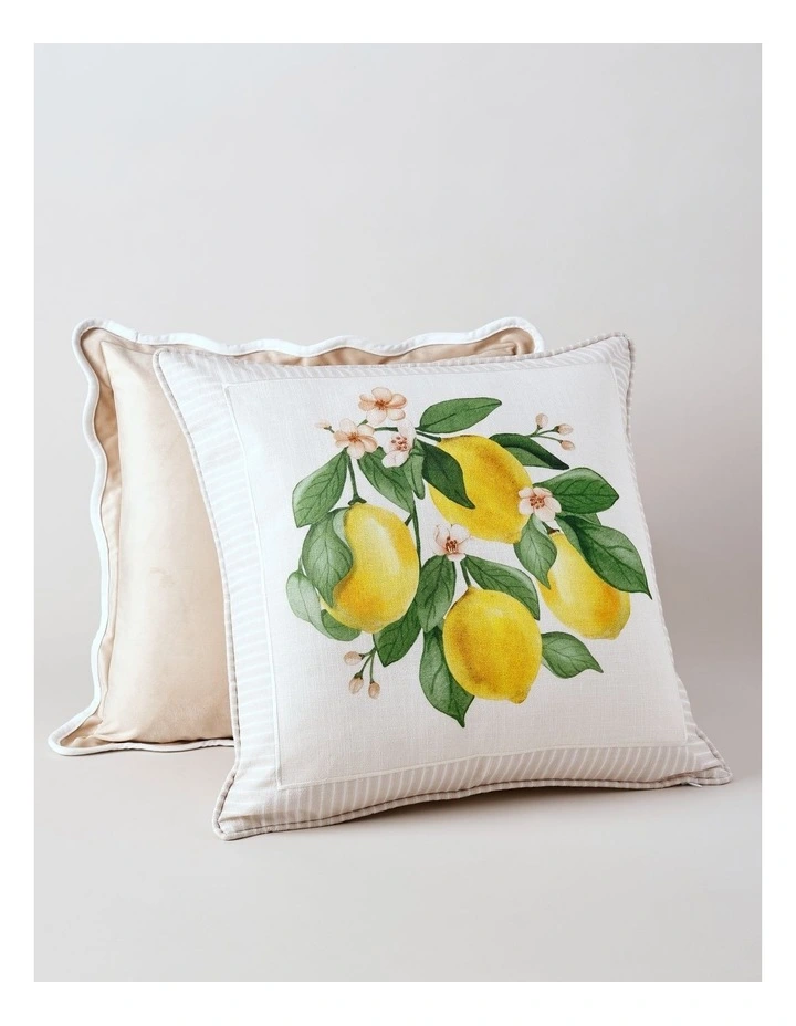 Lemon Cushion in Natural image 3