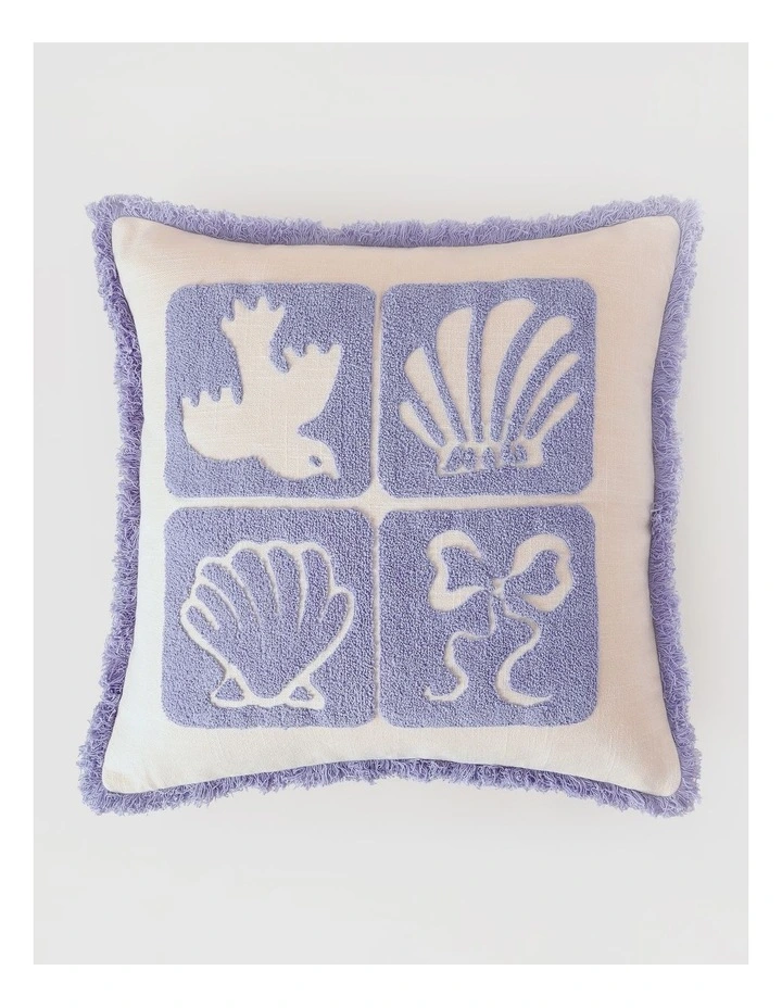 Paloma Cushion in Blackcurrant image 1