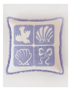 Paloma Cushion in Blackcurrant