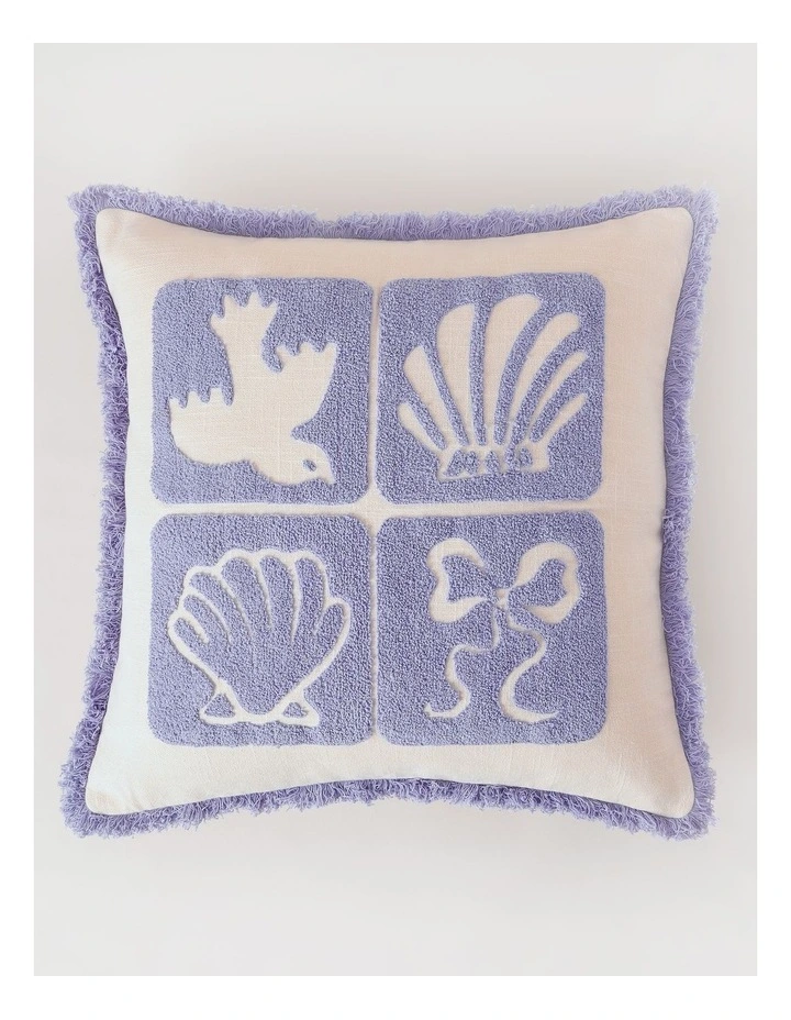 Paloma Cushion in Blackcurrant image 1