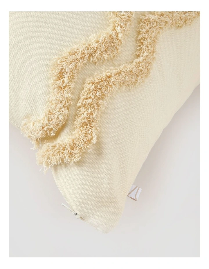 Tufted Wiggle Cushion in Neutral image 2