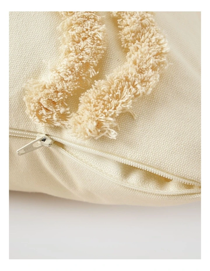 Tufted Wiggle Cushion in Neutral image 4