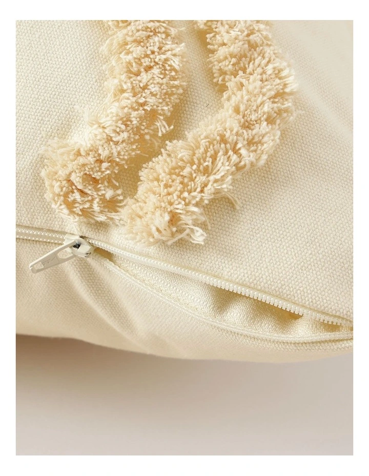 Tufted Wiggle Cushion in Neutral image 4