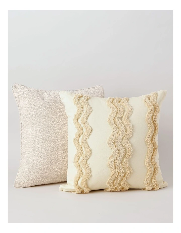 Tufted Wiggle Cushion in Neutral image 5