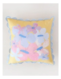Morgan Jamieson Haze II Cushion in Pastel Yellow