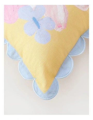 Morgan Jamieson Haze II Cushion in Pastel Yellow