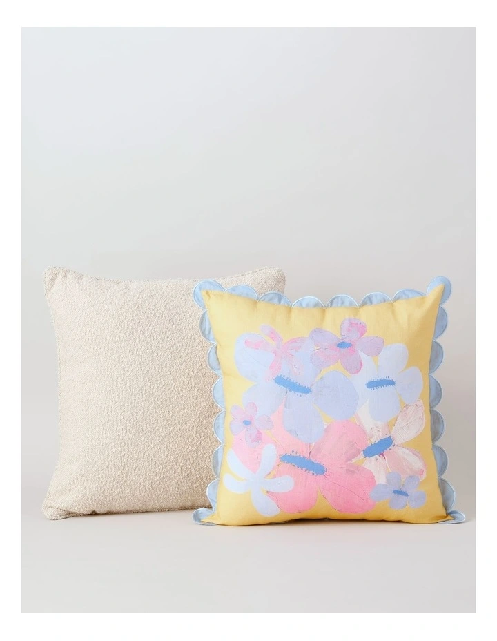 Morgan Jamieson Haze II Cushion in Pastel Yellow image 5