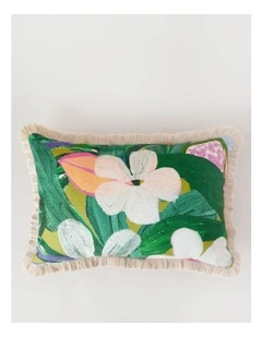 Morgan Jamieson Green Haven Cushion in Greens