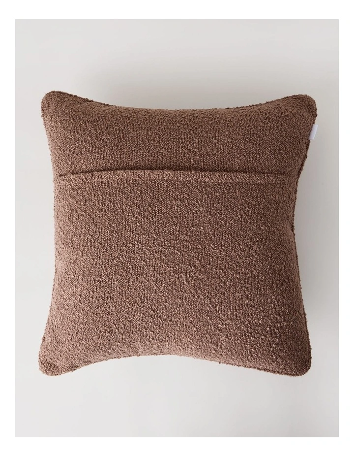Vue Boucle Cushion in Chocolate image 2