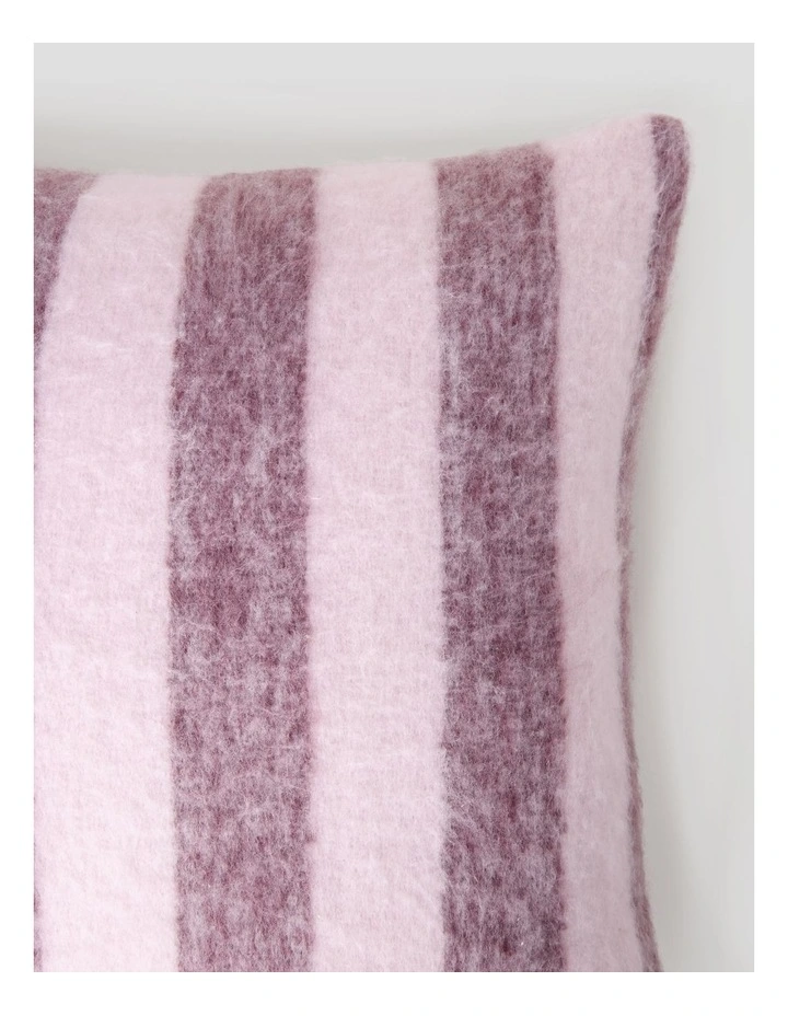 Mohair Cushion in Pink Stripe image 2