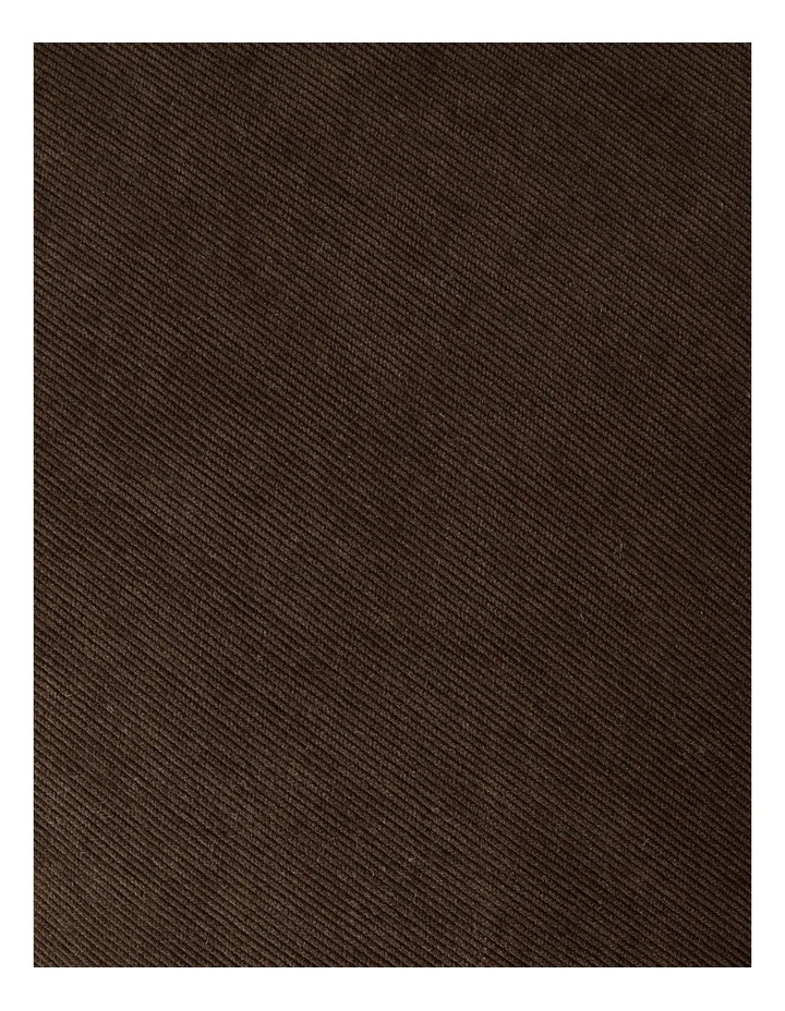 Ditsy Floral Embroidered Cushion in Brown image 4