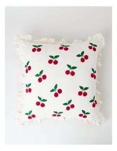 Cherrylicious Cushion in White