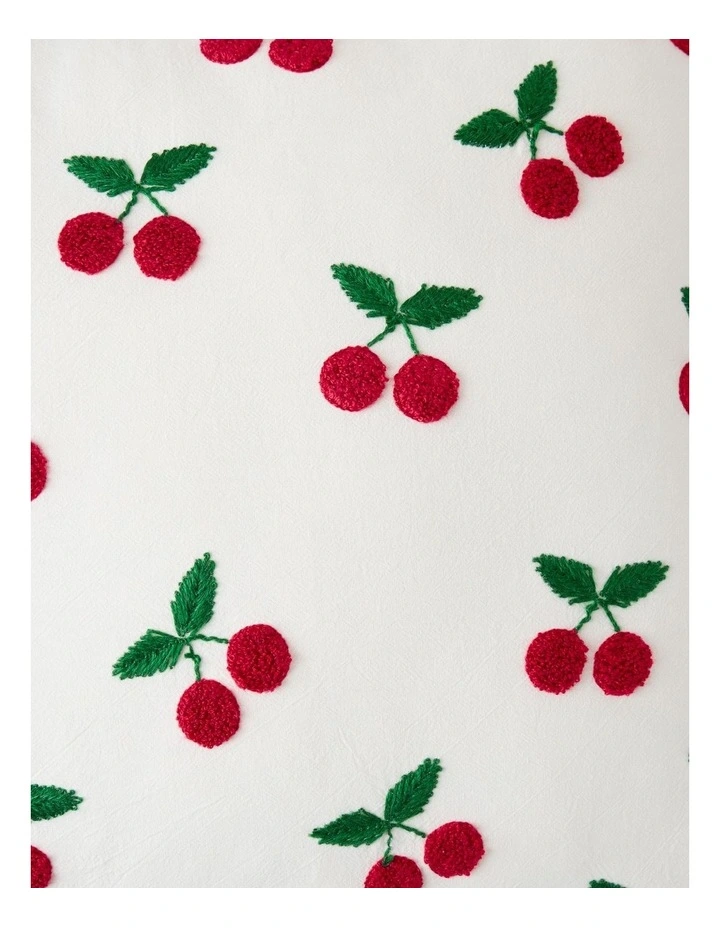 Cherrylicious Cushion in White image 3