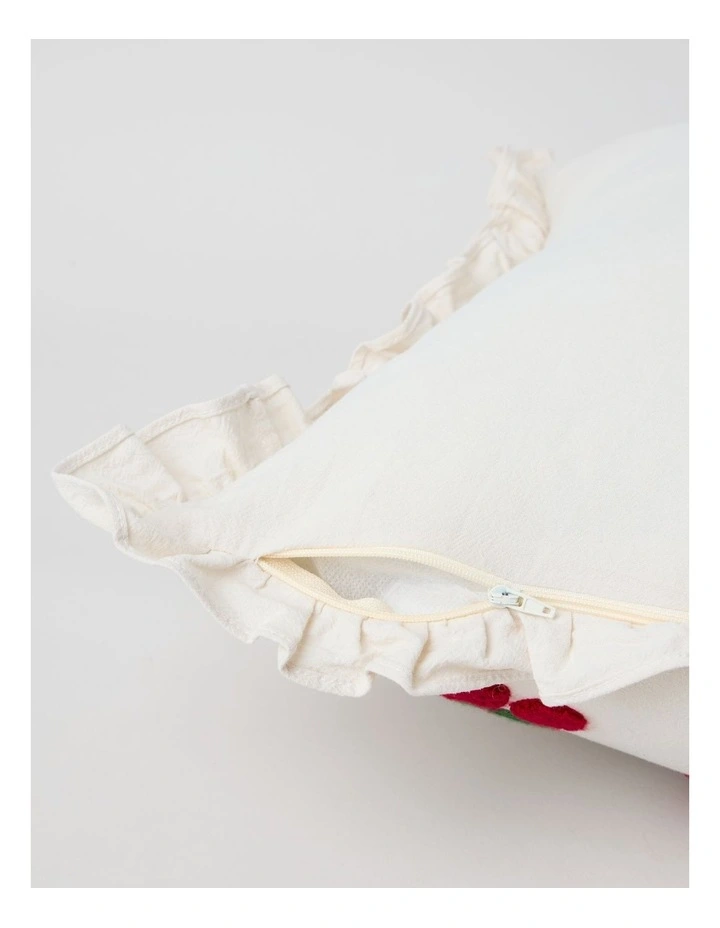 Cherrylicious Cushion in White image 4