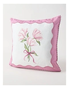 Heritage Elodie Cushion in Pink
