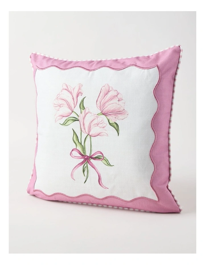 Heritage Elodie Cushion in Pink image 1