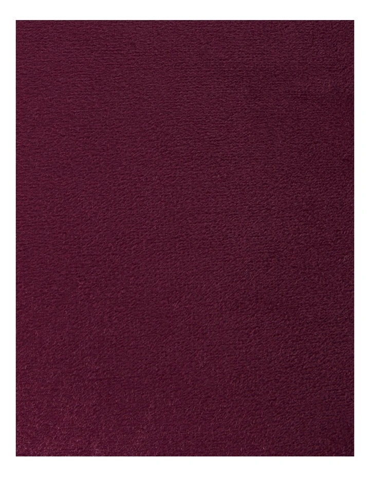 Aria Velvet Cushion in Wine image 5