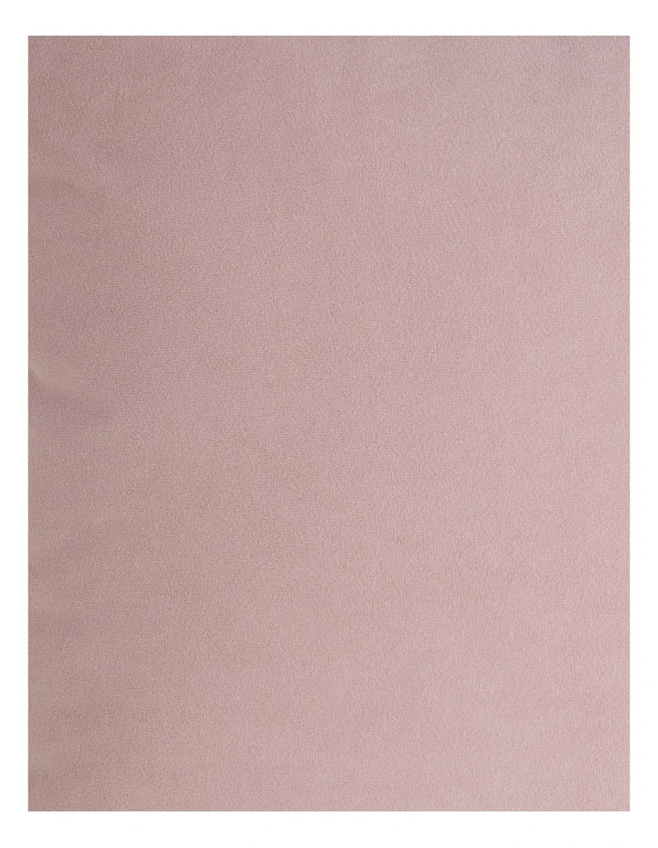 Velvet Scalloped Cushion in Deep Pink image 4