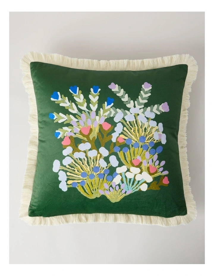 Desert Flowers Nights Cushion by Jessie Ngwarraye Ross image 2