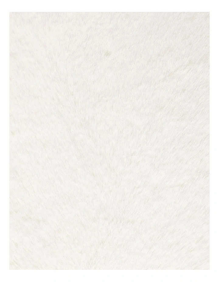 Amelie Faux Fur Cushion in Creme image 4