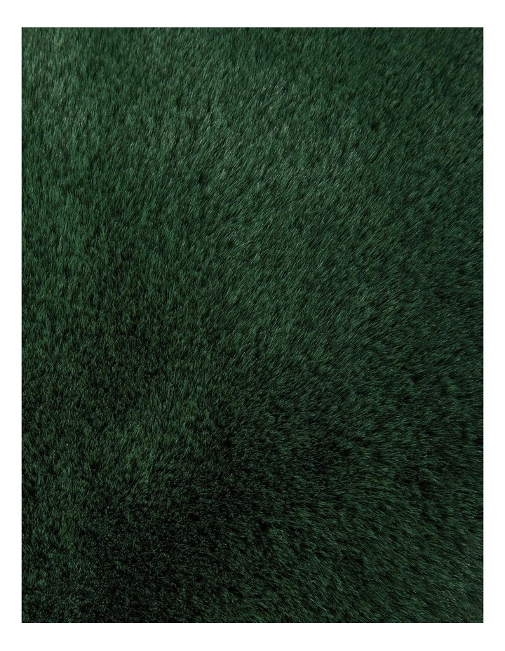 Amelie Faux Fur Cushion in Fern image 3